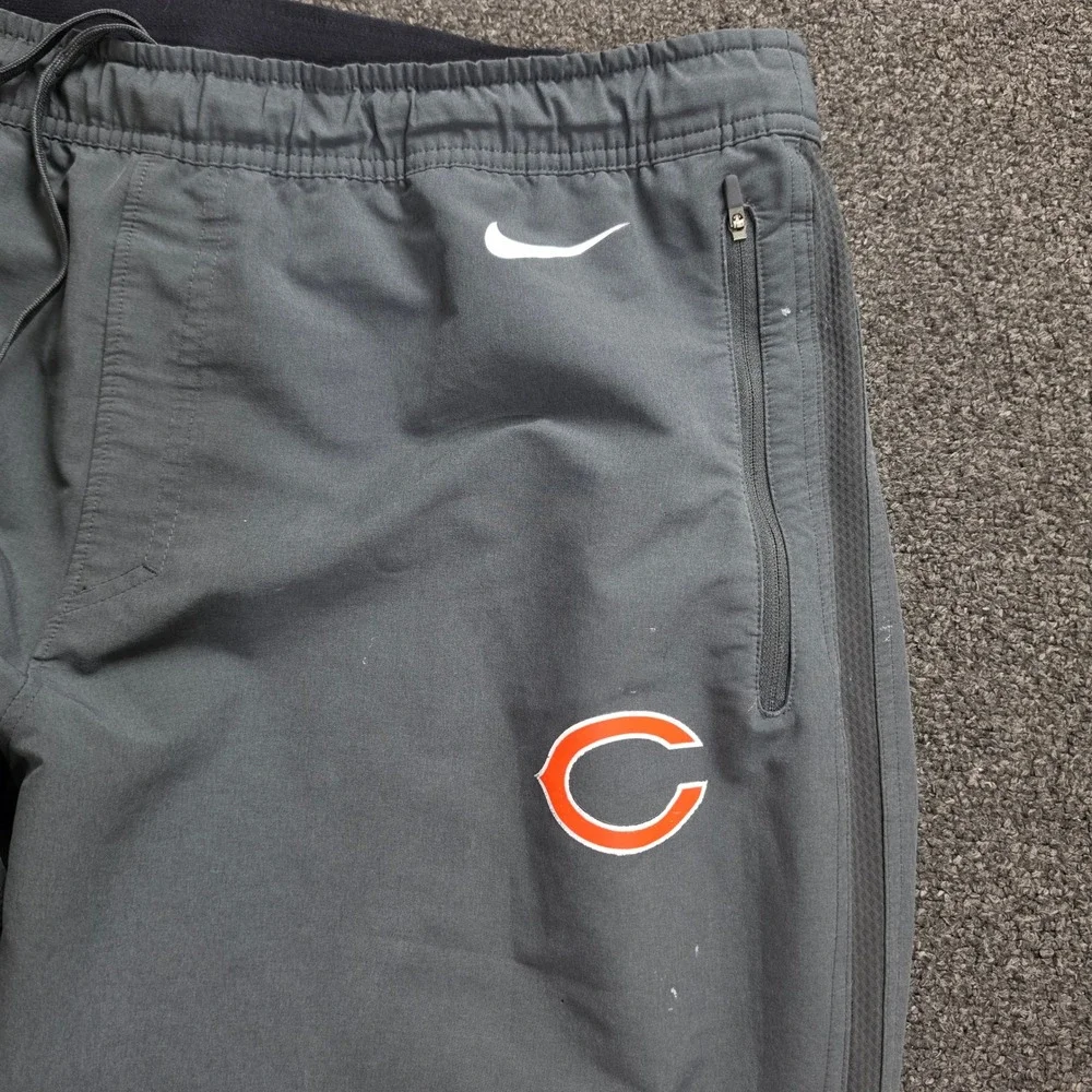 Nike Chicago Bears Track Pants Mens XXL Grey NFL Onfield Athletic Sideline